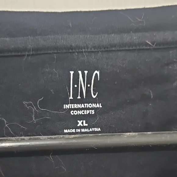 Bundle Sale | Inc International Concepts Black and White Striped Tee Size Xlarge - Picture 2 of 4